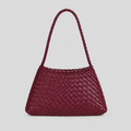 Bag Stige Burgundy Woven Shoulder Bag