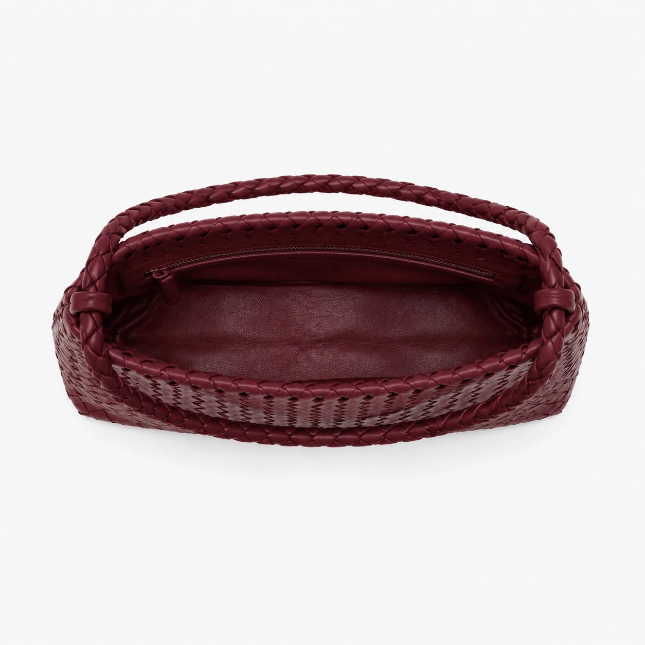Bag Stige Burgundy Woven Shoulder Bag