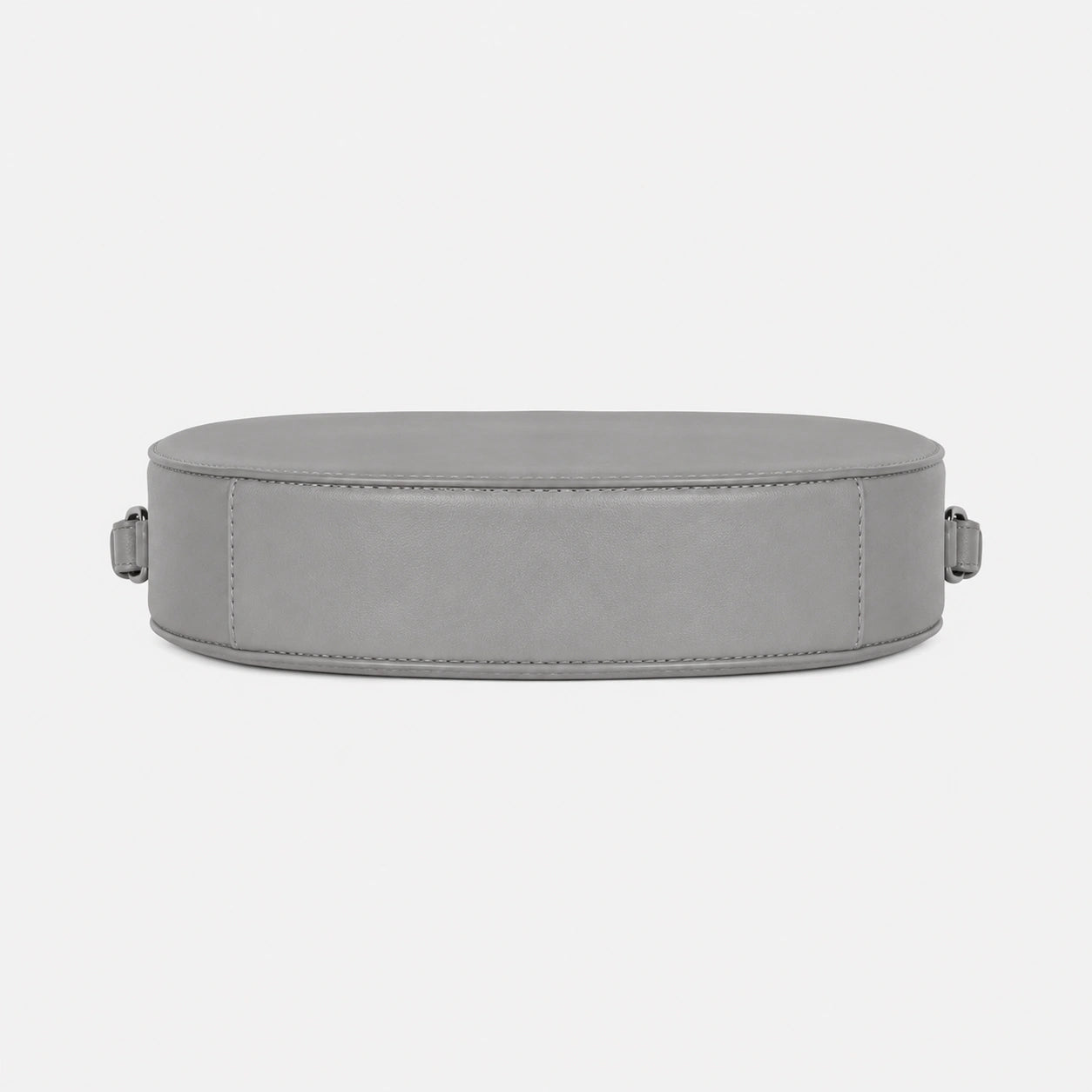 Bag Stige Gray Oval Cutout Handle Shoulder Bag